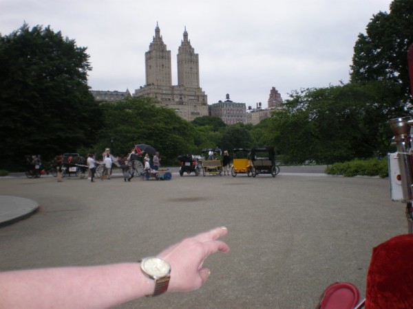 Central Park, ruka patří mé osobě:):)