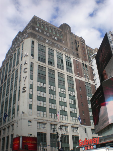 obchodní dům MACYS, největší obchoďák na světě