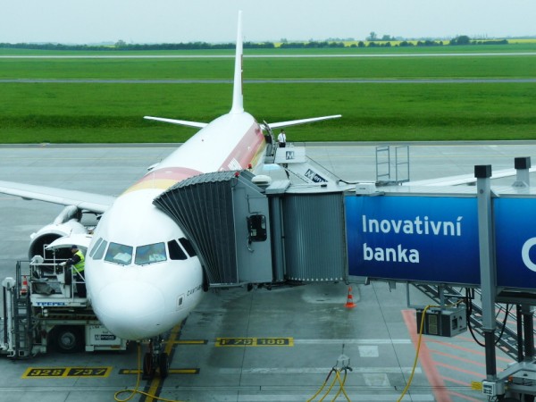 Iberia A321 na PRG - po dlouhé době let tímto dlouhým drobkem.