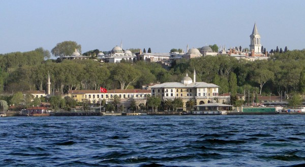 Topkapi Palace od Bosporu