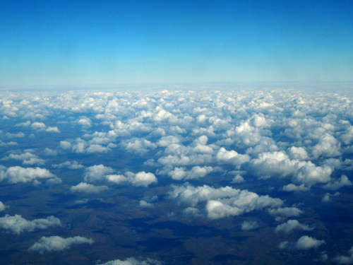 ...over the clouds...