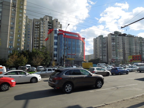 Páteční odpolední traffic jam v Kišiněvě