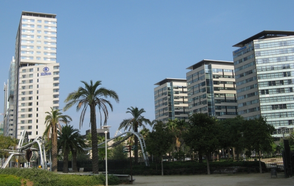Diagonal Mar. Tady jsem nebydlel. Jednoznačně doporučuji Hotel Torre Catalunya na Sants