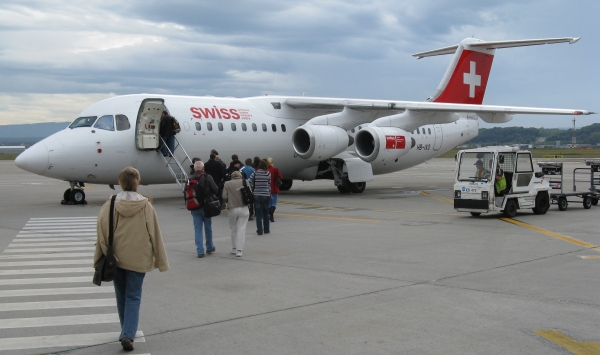 Nástup na let směr Praha
