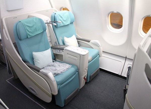Business class sedačky