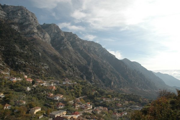 Kruja - pohled do krajiny