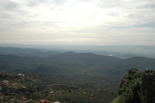 Kruja - pohled do krajiny