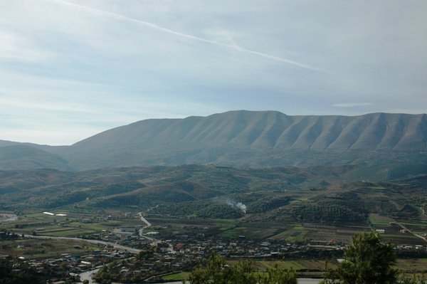 Berat - pohled do krajiny