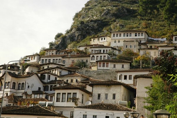 Berat - Mangalem - muslinská čtvrť