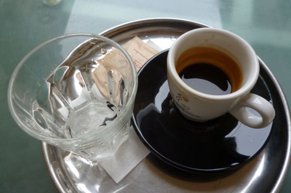 Espresso po prvním doušku...