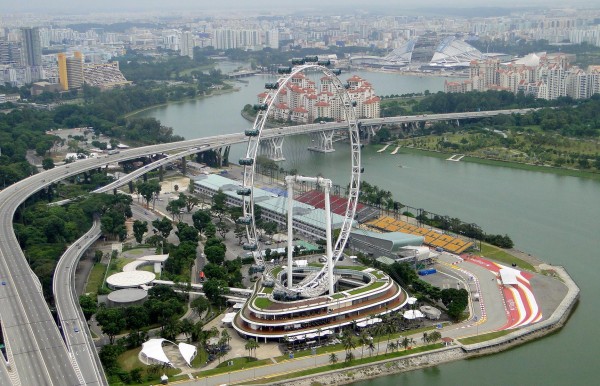The Singapore Flyer - výška "pouhých" 165 m