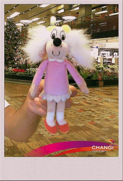 Fifinka a poslední foto na Changi Airport