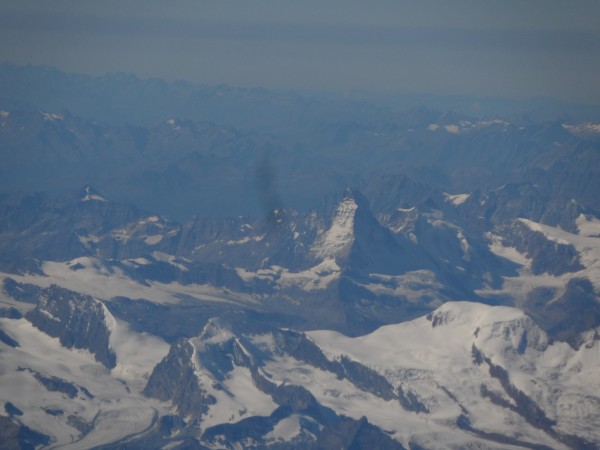 Prelet nad Monte Cervino