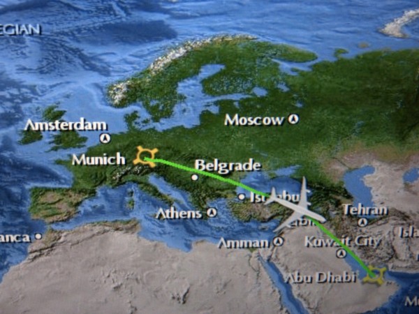 Flight map