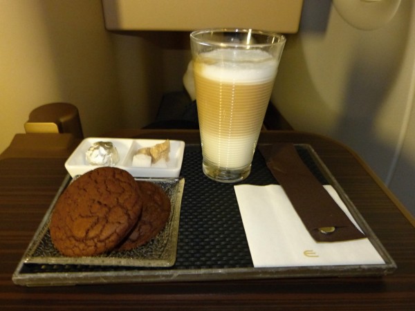 Noční latté a brownies
