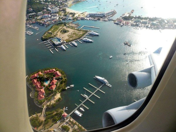 opouštíme SXM směr PTP