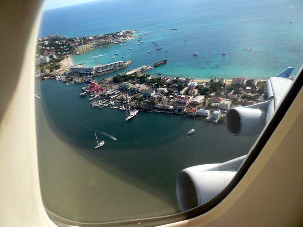 opouštíme SXM směr PTP