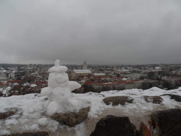 pohled na Vilnius