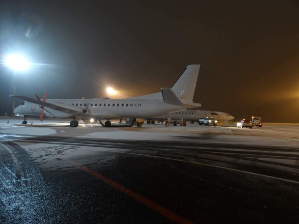 SE-LTV spolecnosti  Braathens Regional pred odletem na ARN