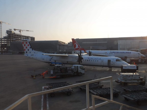 Dasenka Croatia airlines po priletu ze Zahrebu