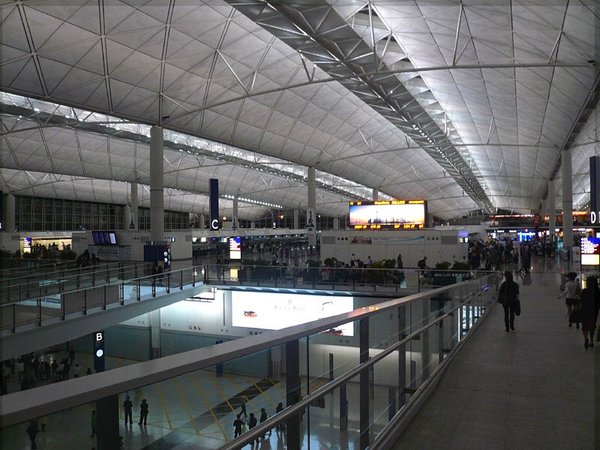 Check-in terminal v HKG