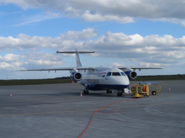 Dornier 328jet pred odletem do Mnichova