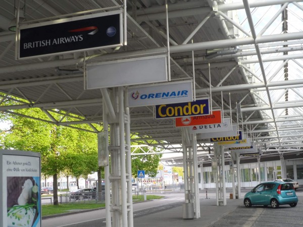 Pred Terminal 1 v Mnichove
