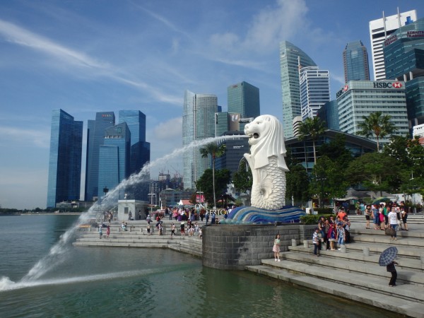Singapur, Merlion Park