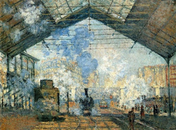 Nádraží Saint-Lazare (Claude Monet - jedna z variant)