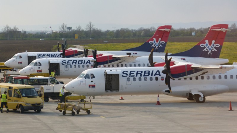 Air Serbia - ATR letka - 3 z 5 letadel jsou tady