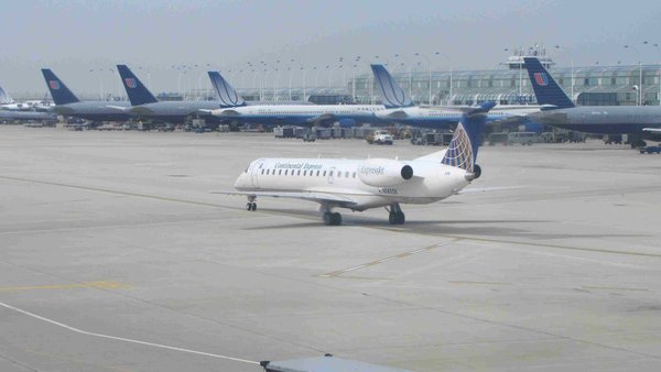 Dvě barvy United Airlines