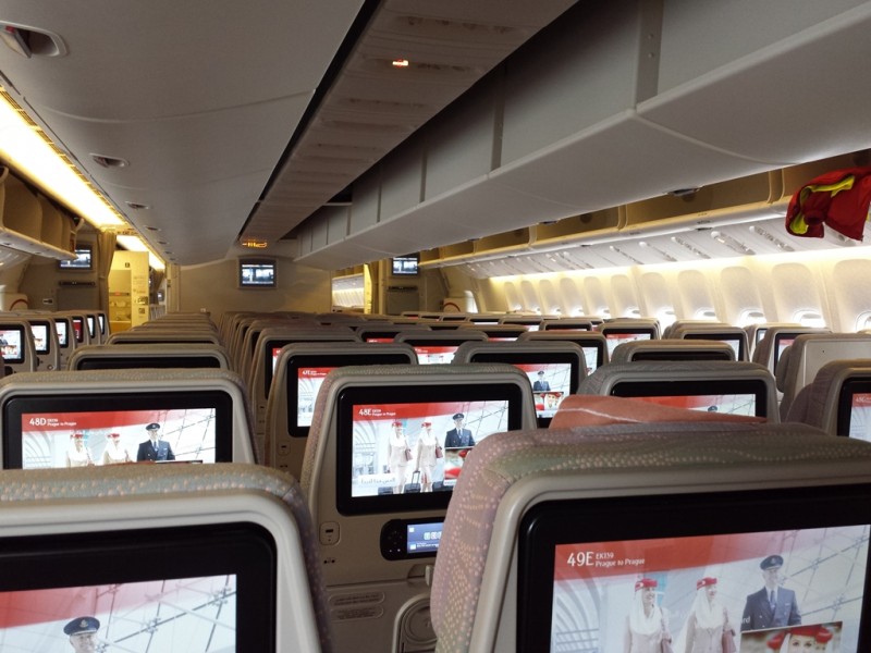 Emirates B777-300 Economy