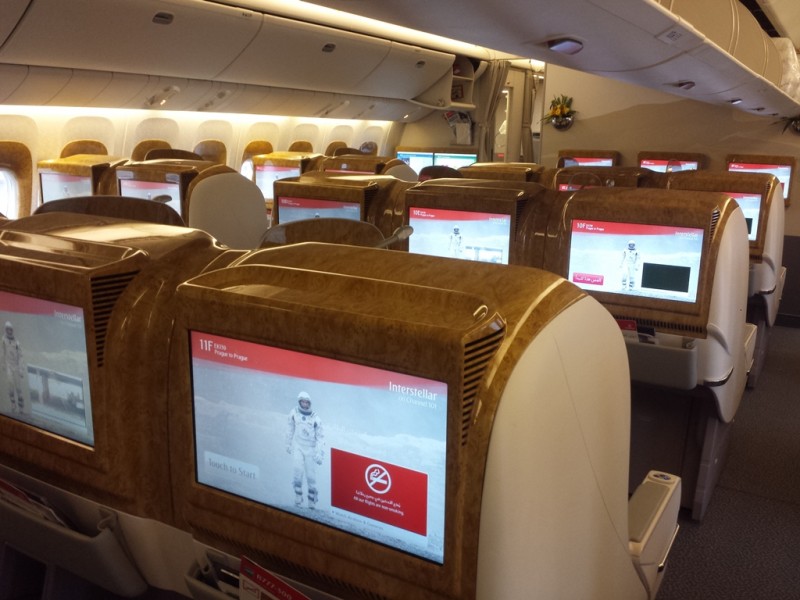 Emirates B777-300 Business Class