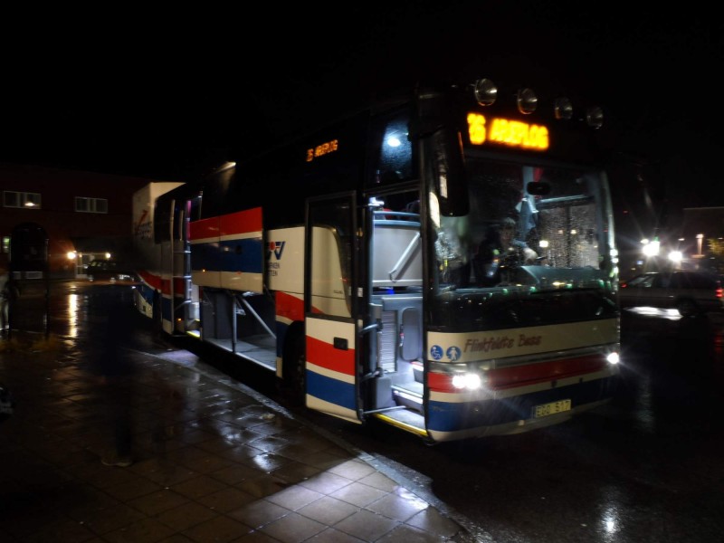 Bus LT Norrbotten na autobusaku v Arvidsjauru