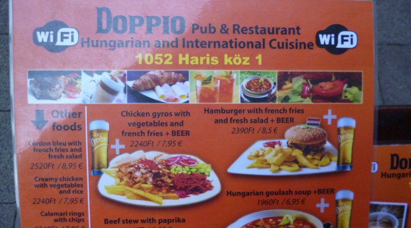 Doppio je na mě trochu silná káva - a tahle restaurace zrovna tak! :-)