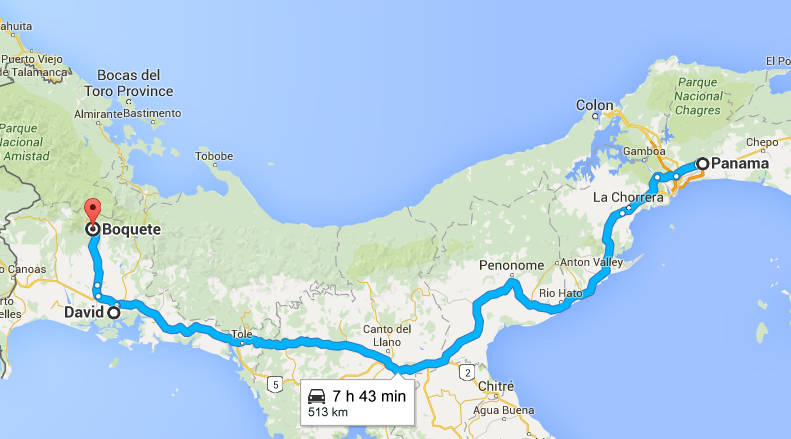 Mapa cesty