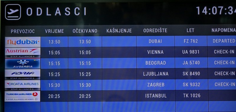 Dopravná špička na sarajevskom letisku