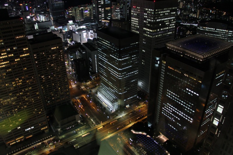 Výhled z Tokio Metropolitan Building.