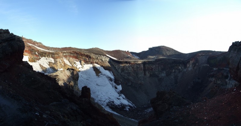 Fuji - kráter.