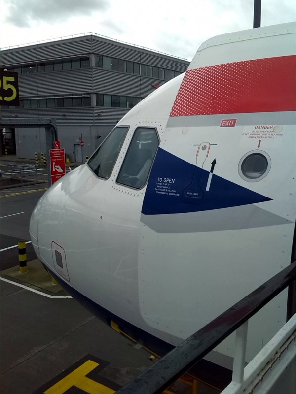 BA308 cockpit