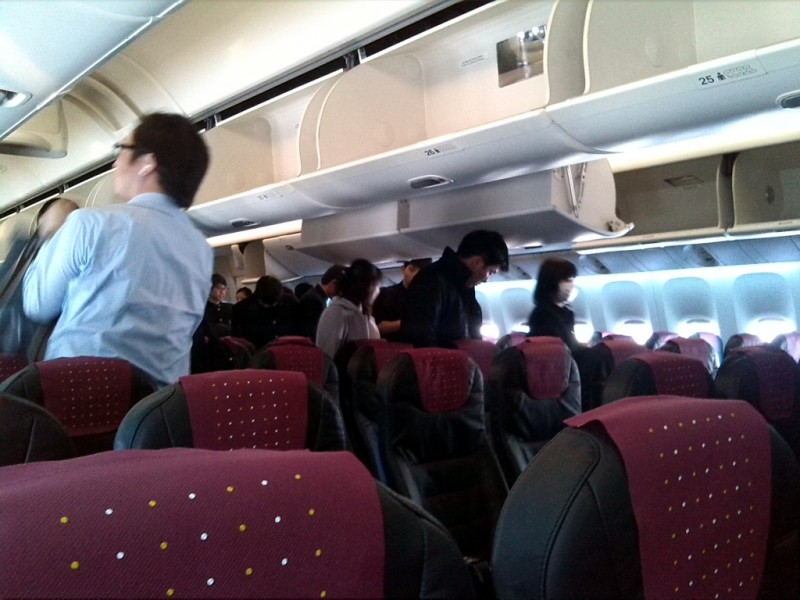 interiér B777