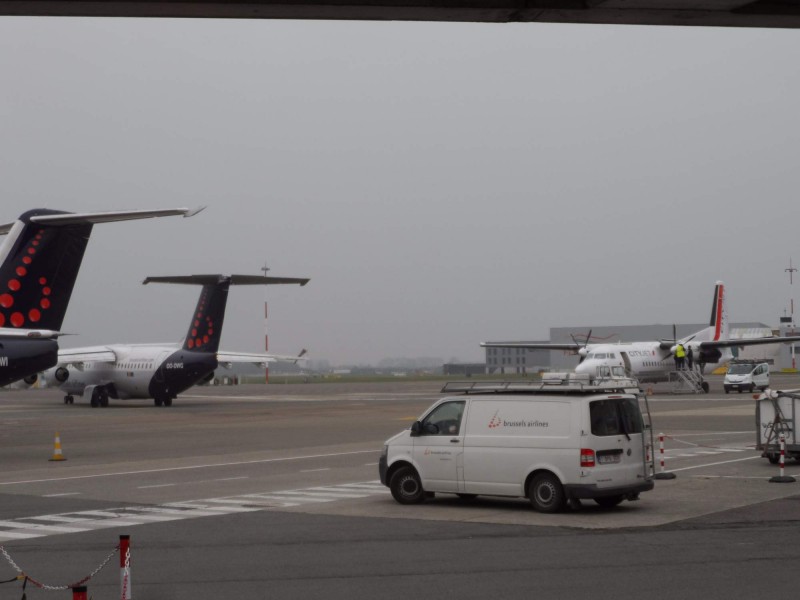 Cityjet F50 pred odletem do LCY