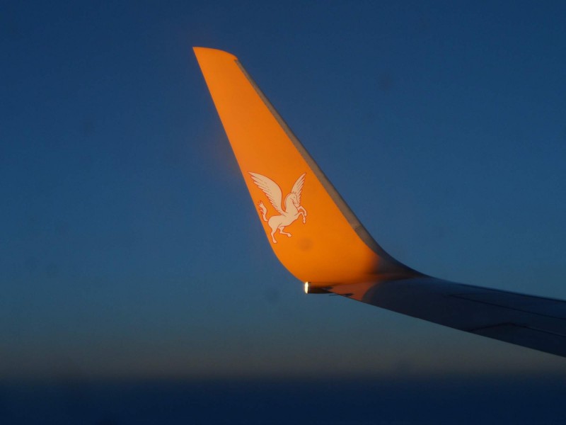 Winglet behem letu