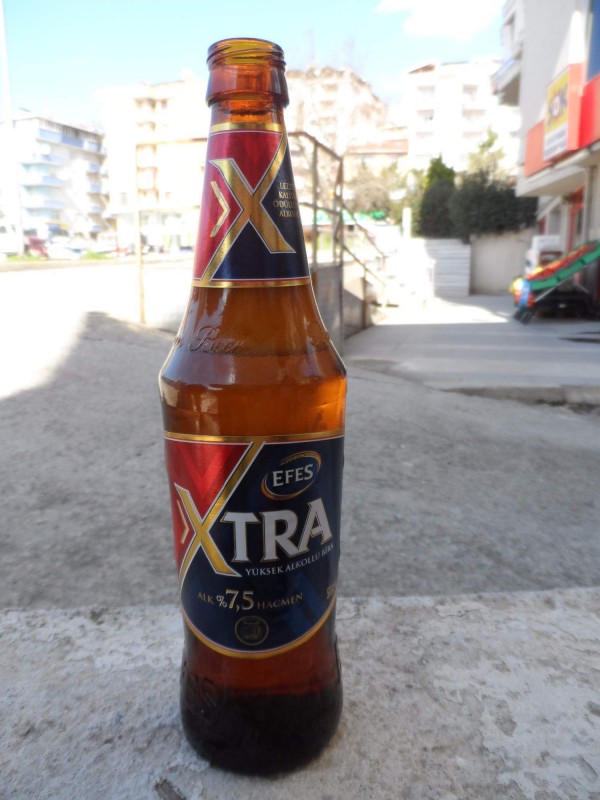 Po male prochazce v okoli hotelu silny turecky vychlazeny EFES bodne