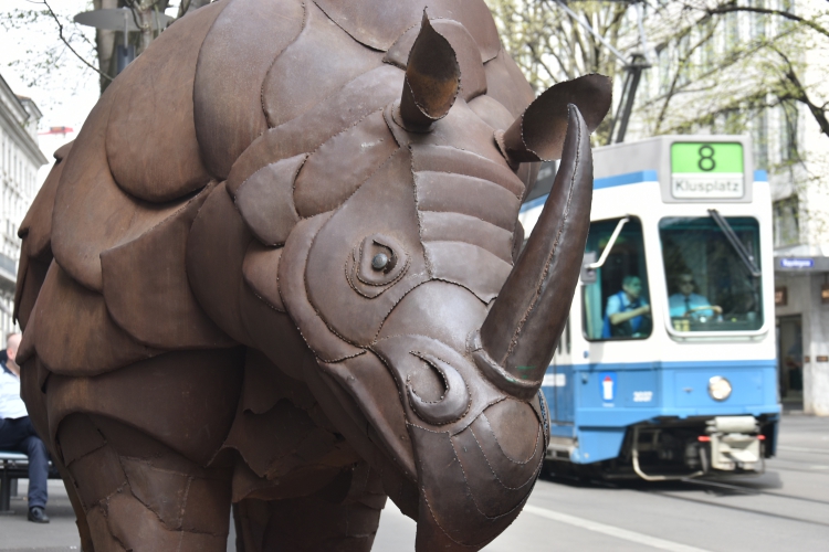 Skulptur najdete v Curychu více než dost..