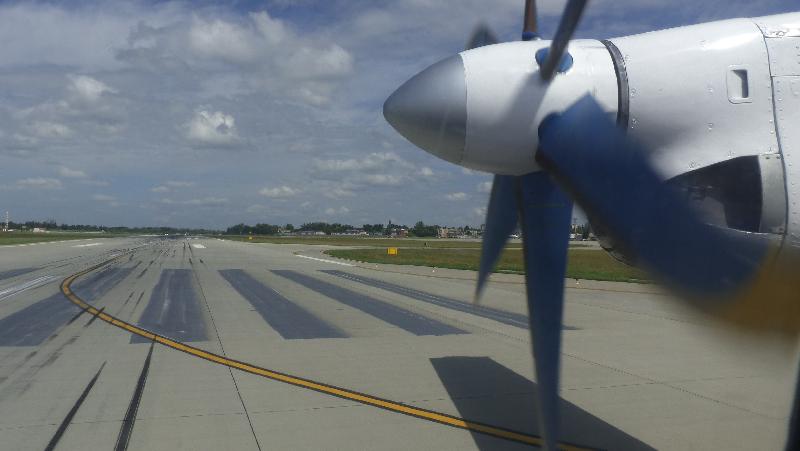 Otáčení na konci RWY