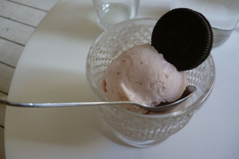 Domácí jahodová (se sušenkou Oreo?) v Pikole