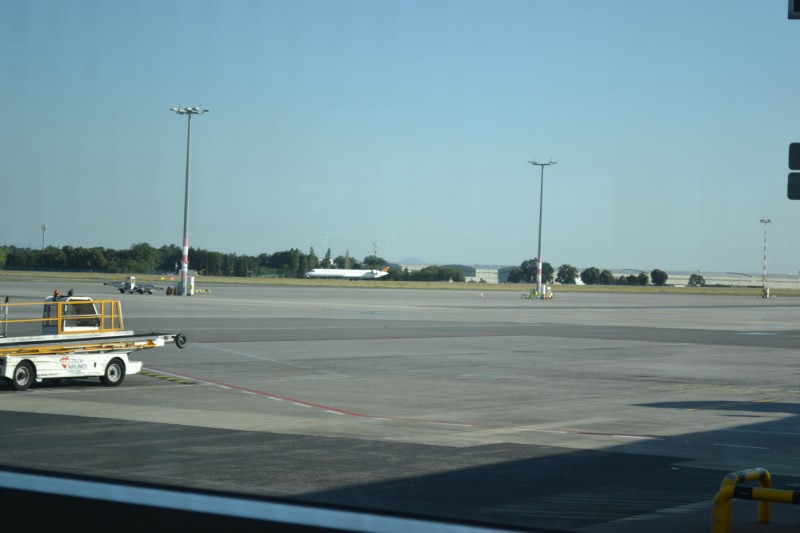 Náš 5 let starý Bombardier při příletu z DUS