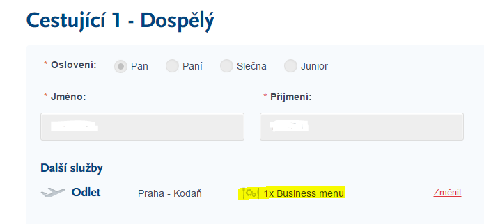 menu?