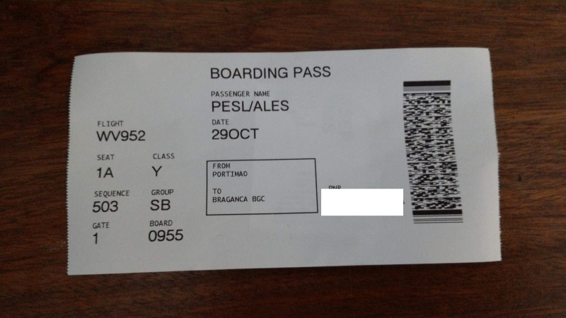 Boarding pass